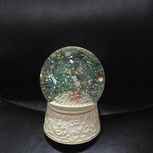 Glitter Clear Snowman Globe